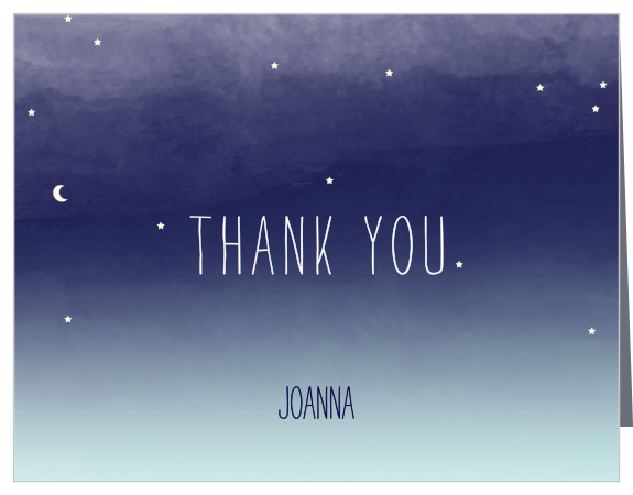 Share your gratitude to the close friends and family that supported you during your bridal shower with the chic look of our Pretty Stars Bridal Shower Thank You Cards.