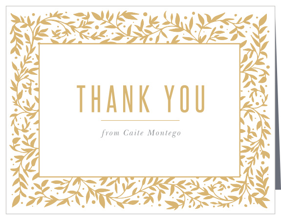 Leave a lasting impression with our Classical Library Bridal Shower Thank You Cards.