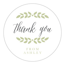 Add a stylish touch to your bridal shower invites with our Radiant Leaves Bridal Shower Stickers.