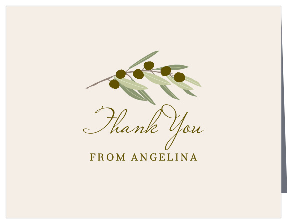 Send a token of appreciation with our Mediterranean Botanicals Bridal Shower Invitations.