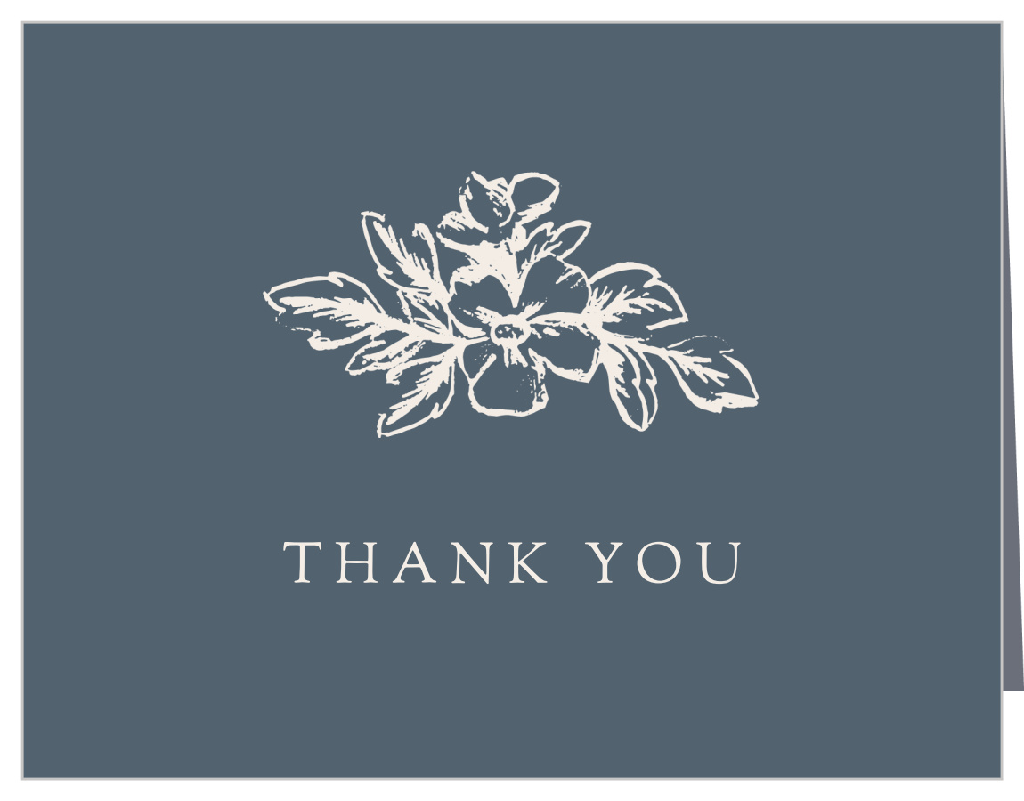 Morning Florals Bridal Shower Thank You Cards