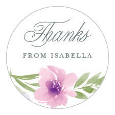 Our Garland Delight Bridal Shower Stickers are the perfect finishing touch to your bridal shower thank you cards and invitations alike!