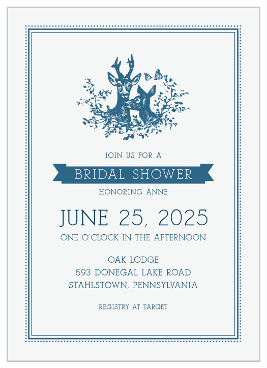 Our My Dearest Bridal Shower Invitations are the perfect way to surround yourself with your friends and family for your pre-wedding celebrations.