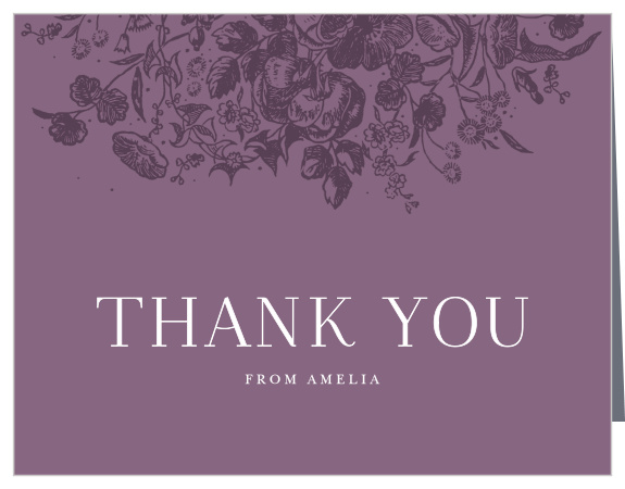 Our Shaded Blooms Bridal Shower Thank You Cards are the perfect way to show your appreciation of your friends and family!