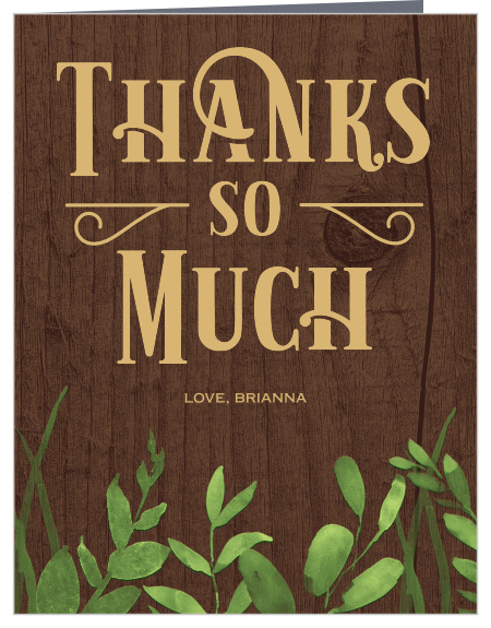 Our Lovely Woodland Bridal Shower Thank You Cards are the perfect way to show your appreciation for the support of your friends and family!
