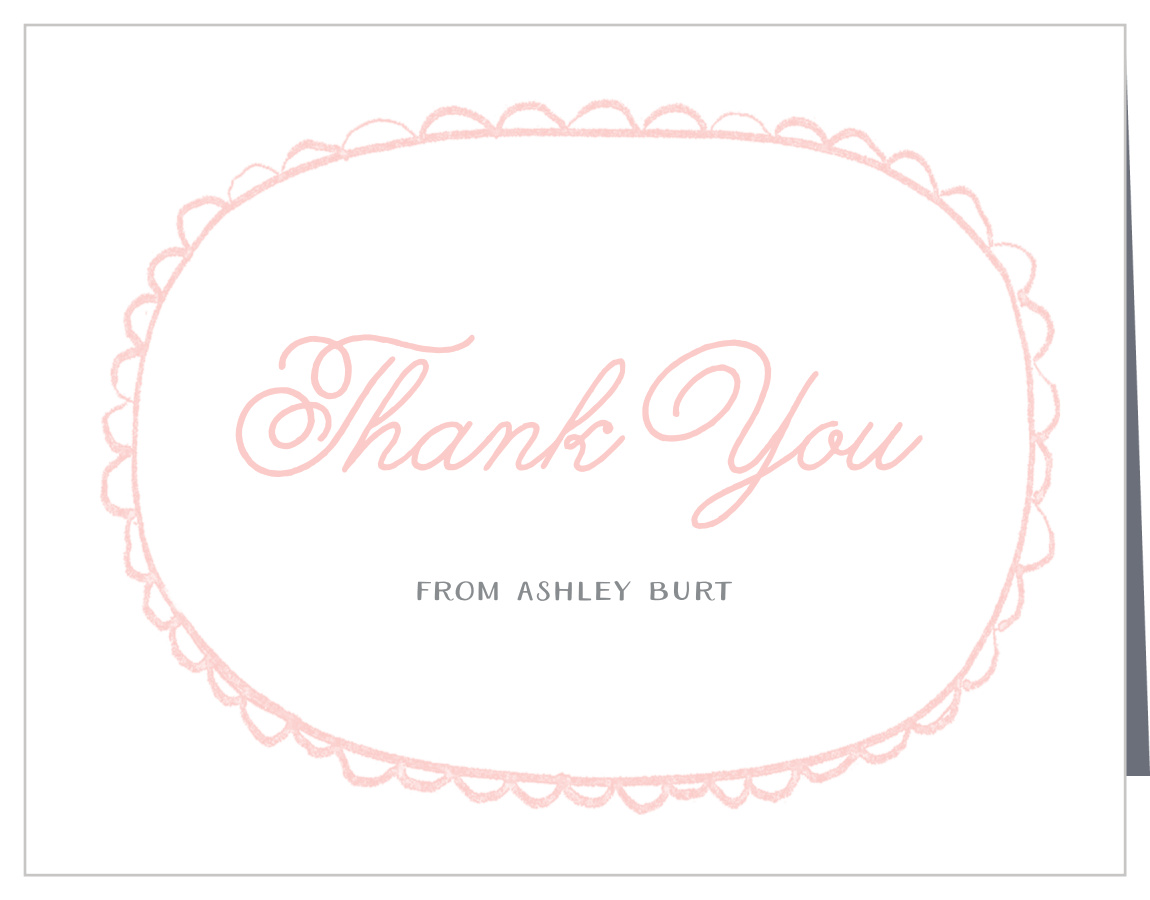 Crafty Doodle Bridal Shower Thank You Cards