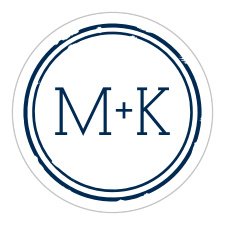 The Tying the Knot logo square is the finishing touch to an already beautiful invitation suite.