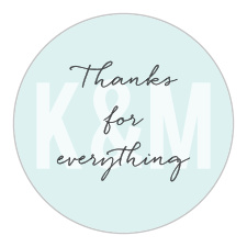 Gift your loved ones with a memento of your pre-wedding fun with the chic look of our Him & Her Bridal Shower Stickers.