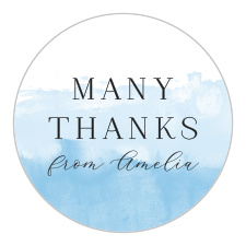 Add a colorful splash to your invites with our Beach Waves Bridal Shower Stickers.