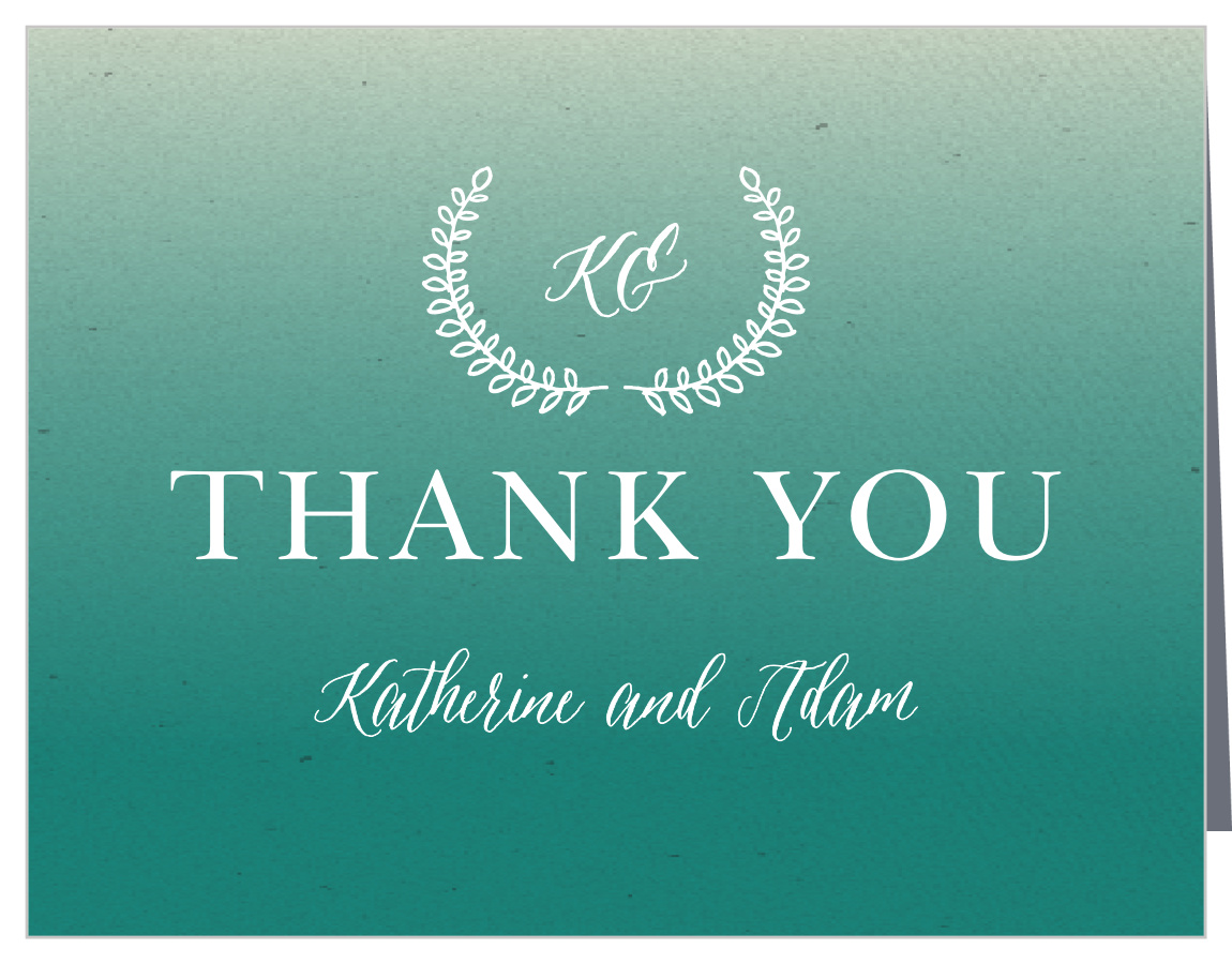 Rustic Texture Bridal Shower Thank You Cards