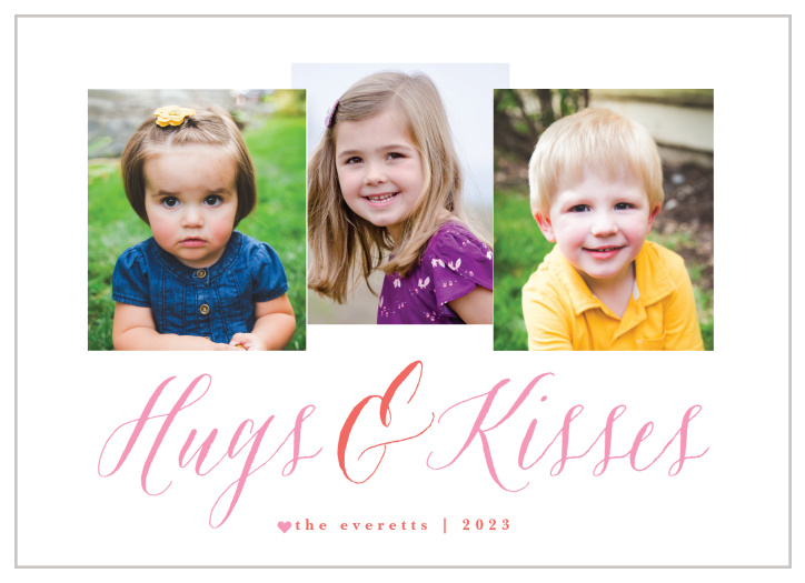 Send your love with our Triple Hug Valentine's Day Cards.