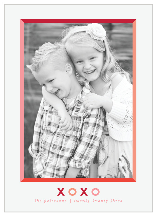 Celebrate the season of love with our Striped Border Valentine's Day Cards.