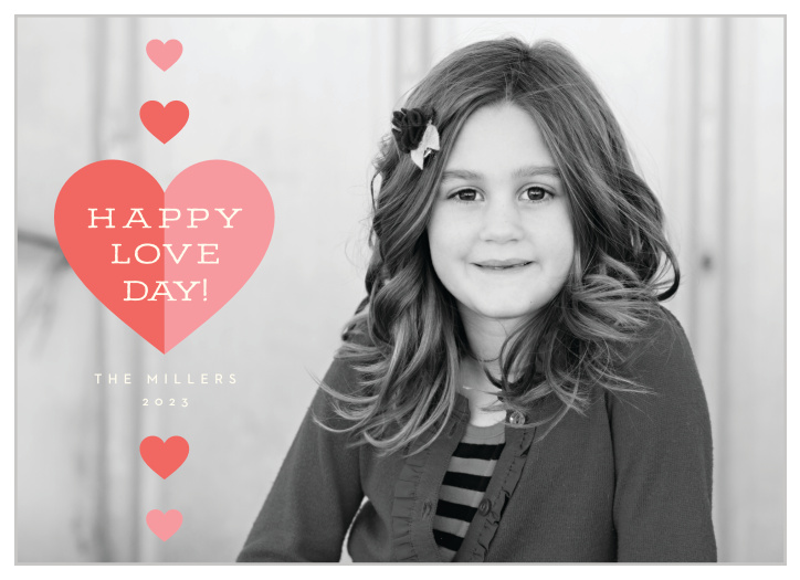 Warm the hearts of your family and friends with the retro look of our Retro Heart Valentine's Day Cards.