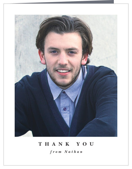 You made it! Thank everyone that helped make this big achievement possible with our Classic Trio Graduation Thank You Card.