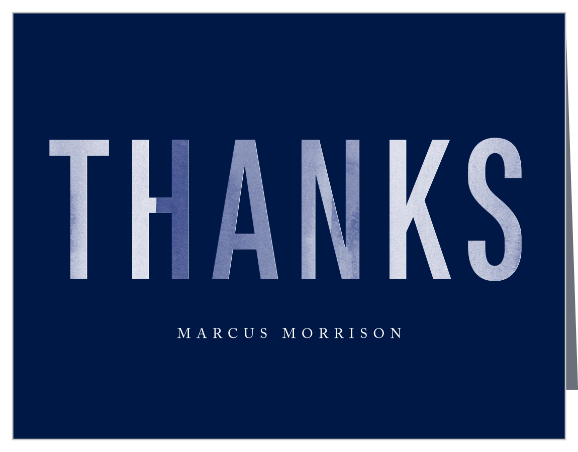 Watercolor Graduate Graduation Thank You Cards