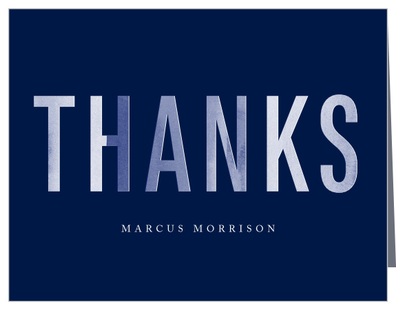 No need to shout from the rooftops - simply hand out our Watercolor Graduate Graduation thank you card to show your appreciation to your family and friends for their support in your graduation, and future endeavors.