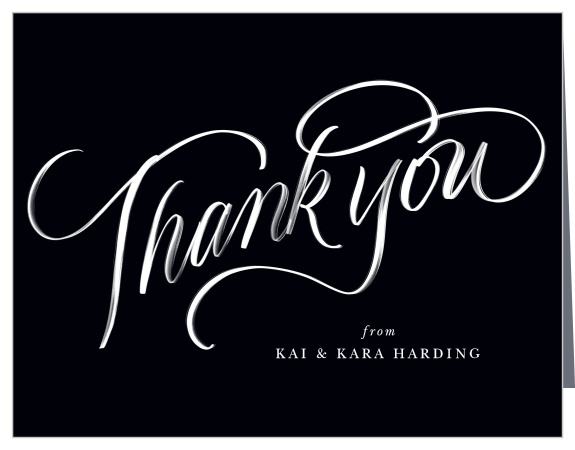 Show your friends and family how much you appreciated their support with the chic look of our Memorable Grads Graduation Thank You Cards.