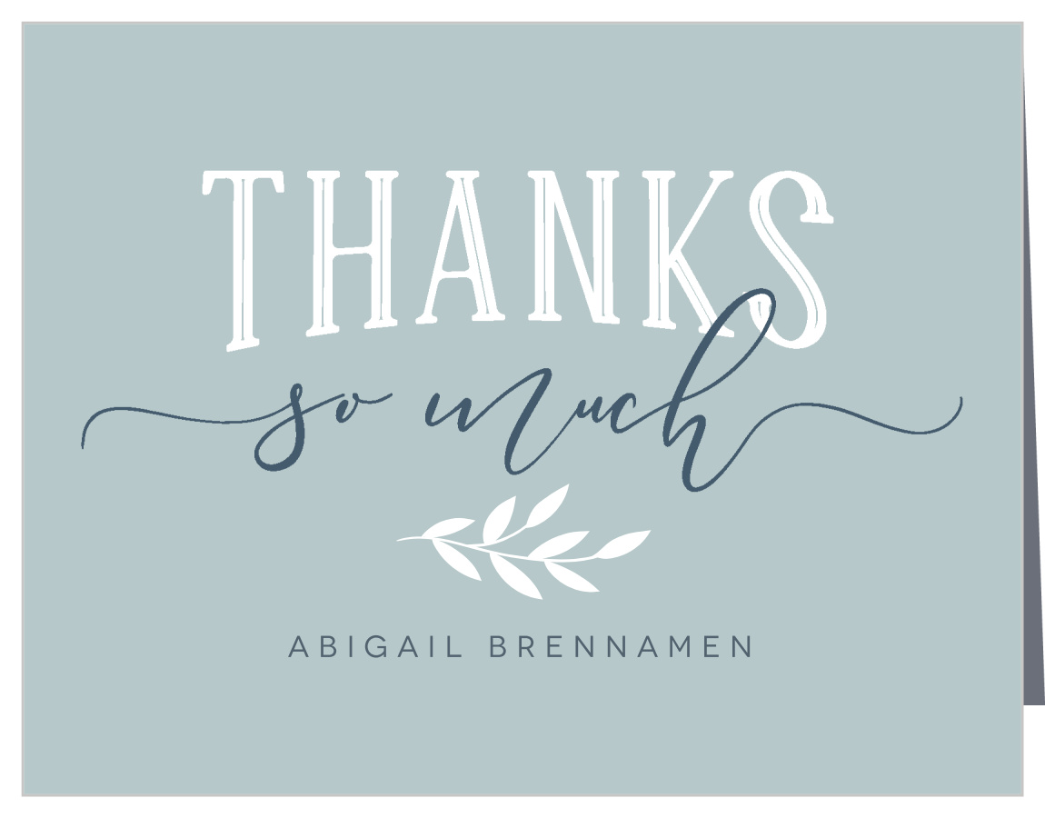 Diplomatic Scholar Graduation Thank You Cards