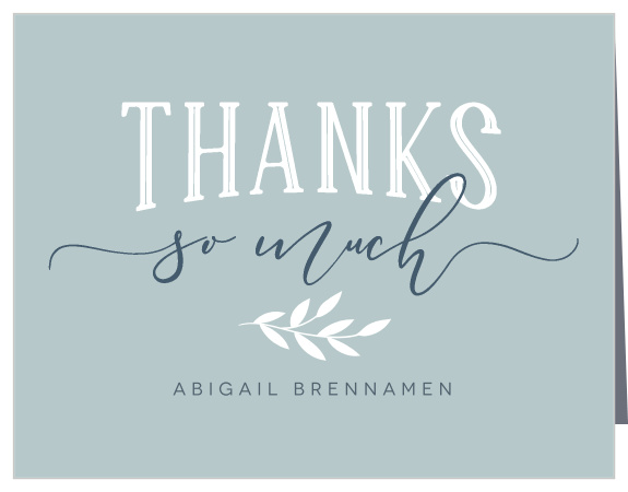 Show your friends and family how much you appreciated their support with the chic look of our Diplomatic Scholar Graduation Thank You Card.