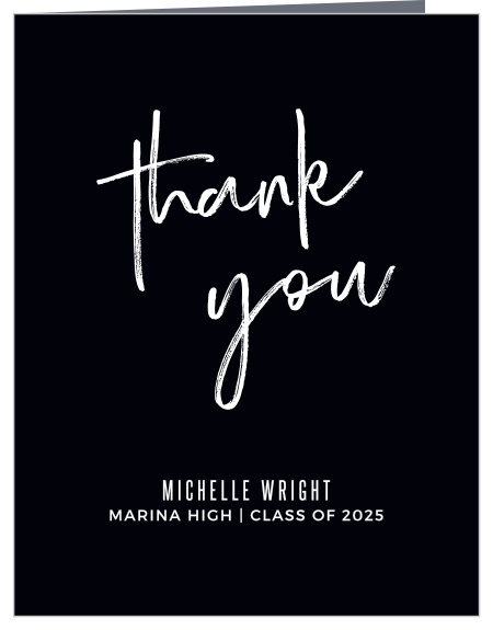 Show your friends and family how much you appreciated their support with the chic look of our Future Is Bright Graduation Thank You Cards.