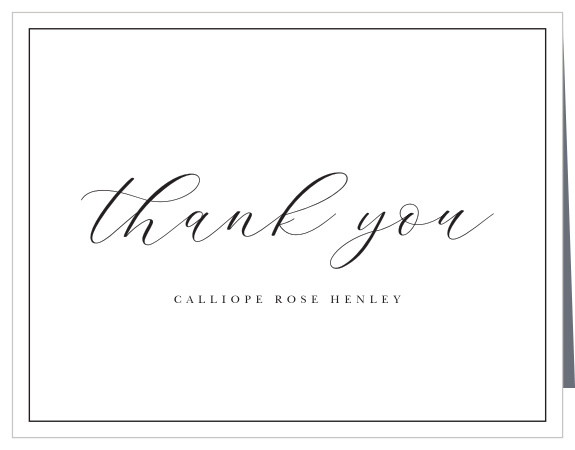 Let your family and friends know how much you appreciated their support with the chic look of our Photographic Excellence Graduation Thank You Cards.