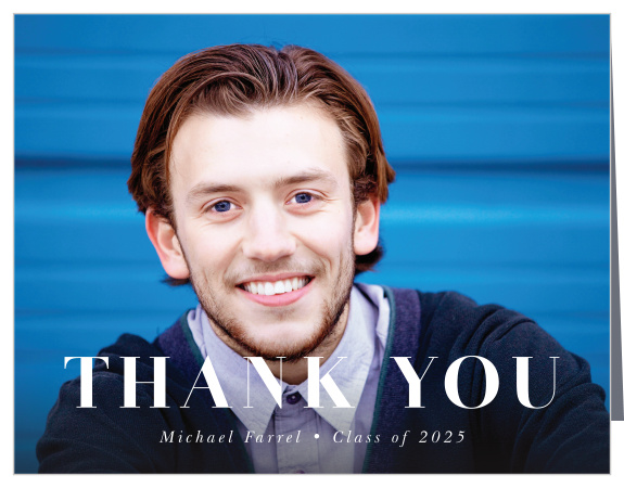 Our Proud Grad Graduation Thank You Cards are the perfect way to show your appreciation for the support of your friends and family!