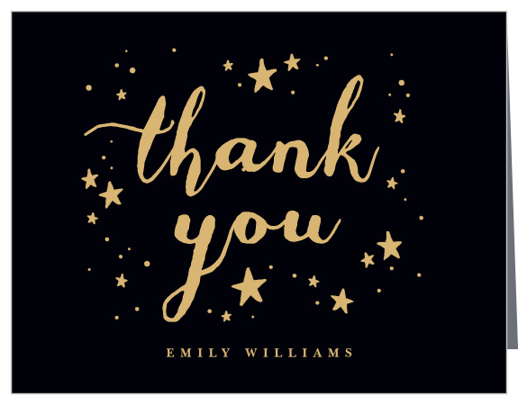 Our Accomplished Dreamer Graduation Thank You Cards are a classy way to thank your family and friends for their endless support in your achievement!