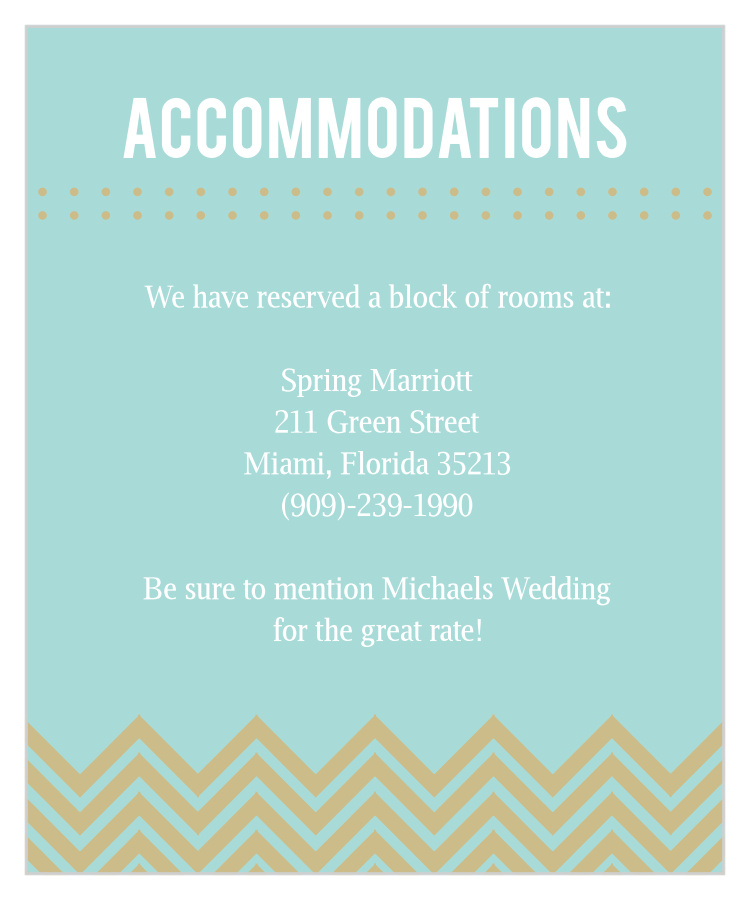 Falling Arrows Accommodation Cards