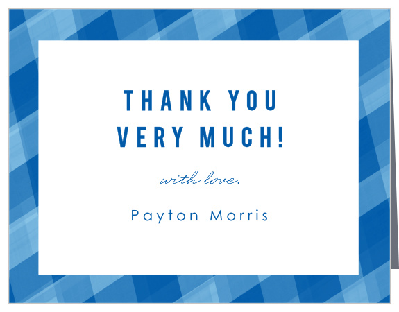 Share appreciation for the support you received on your special day from your close friends and family with our Vibrant Picnic Children's Birthday Thank You Cards.