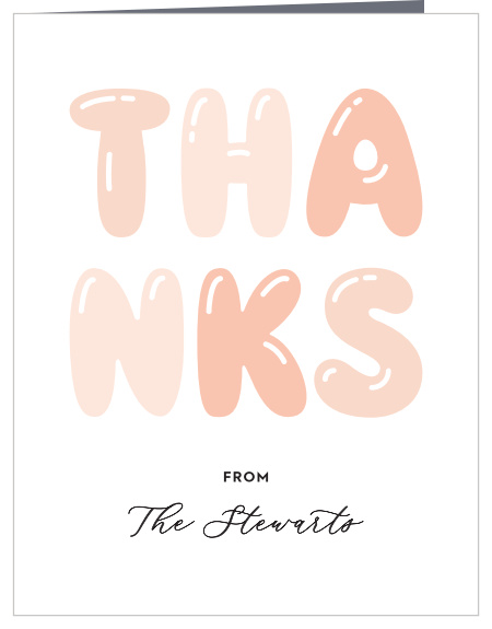 Our Balloon One Children's Birthday Party Thank You Cards is the perfect companion to our Our Balloon One Children's Birthday Party Invitations.