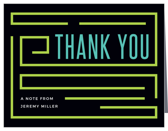 Let your close friends and family know how much you appreciated their presence on your big day with our Escape Room Children's Birthday Party Thank You Cards.