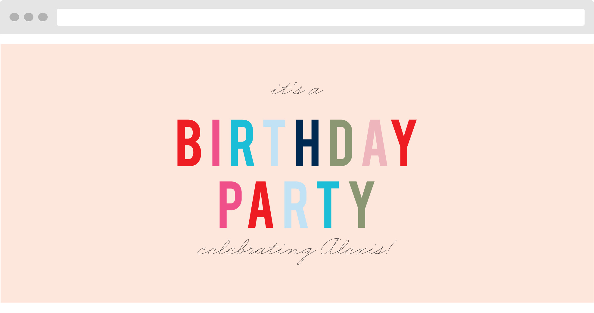 Birthday websites store