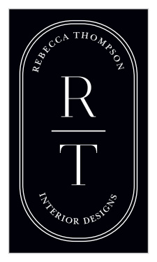 Our Rounded Initials Business Cards are the perfect way to represent yourself in a refined and professional way!