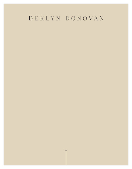 Add a personal touch to your handwritten notes to clientele and coworkers with our Basic Structure Business Stationery.