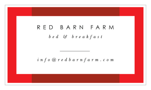 Let your business stand out with our Bright Border Business Cards!