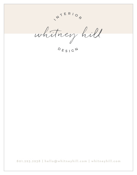 Add a personal touch to your handwritten messages to coworkers and clients with the professional look of our Circle Insignia Business Stationery. 