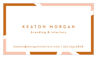 Our Artful Edge Business Cards are perfect if you're looking for cards that uniquely frame your business' information!