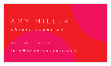 Our Bright Polka Business Cards are sure to make a name for your company and stand out amongst competitors.