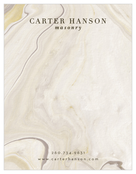 Our Paint Pour Business Stationery is the perfect way to send memos in a professional and classy way!