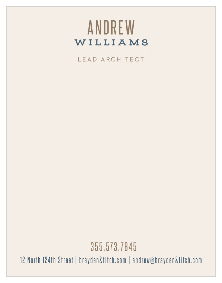 Our Bold and Minimal Business Stationery may be just what you're looking for to fulfill a rustic taste!