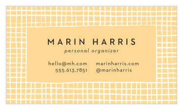 Make the perfect impression with our Mod Interiors Business Card.