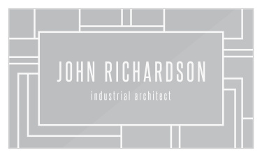Our City Planner Clear Business Cards are the perfect abstractly industrial design for all of your architecturally professional needs!