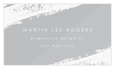 Check out our Clear Swash Clear Business Cards if you're in the market for lovely artistic design!
