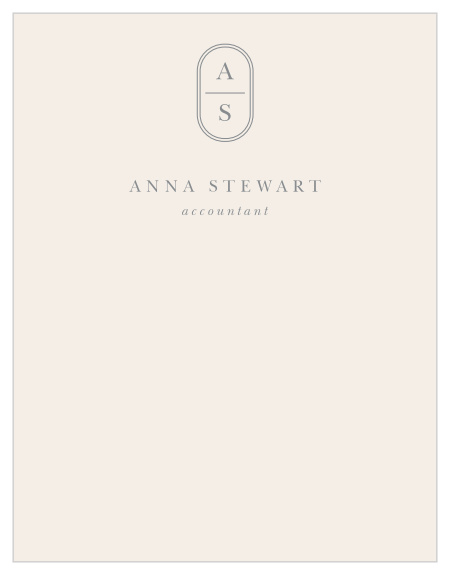 Be sure to choose our Sophisticated Monogram Business Stationery when you need a classy form of reference for your business!