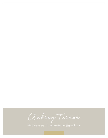 Keep your cards looking even more personable with the handwritten-like font used on our Minimal Signature Business Stationery!