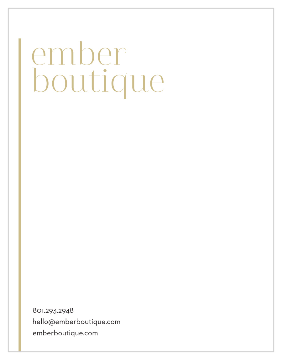 Gilded Edge Business Stationery