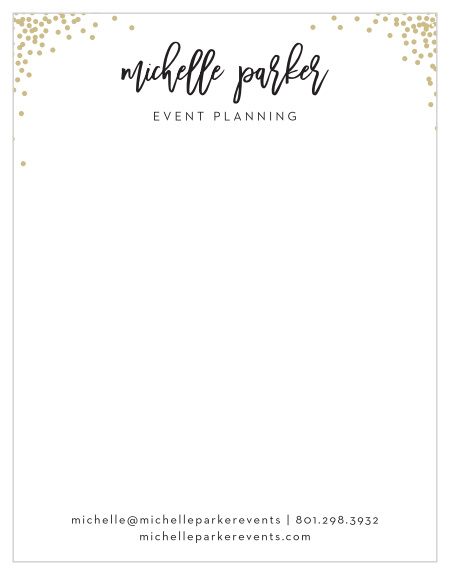 Our Event Planner Business Stationery adds the perfect finishing touch to your handwritten notes to your clients and coworkers.