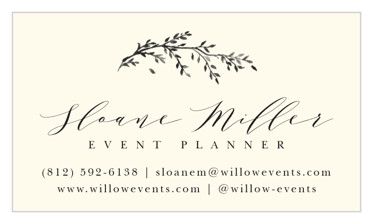 Delicate Bough Business Cards