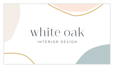 Our Organic Shapes Business Cards are the perfect way to represent yourself in a professional and refreshing manner!