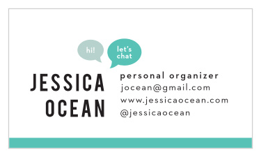 Spark up a conversation about your business with our Let's Chat Business Cards!